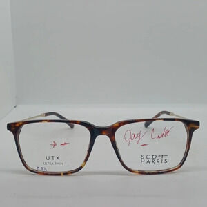 NWT MEN'S SCOTT HARRIS EYEGLASS FRAMES 006 TORTOISE